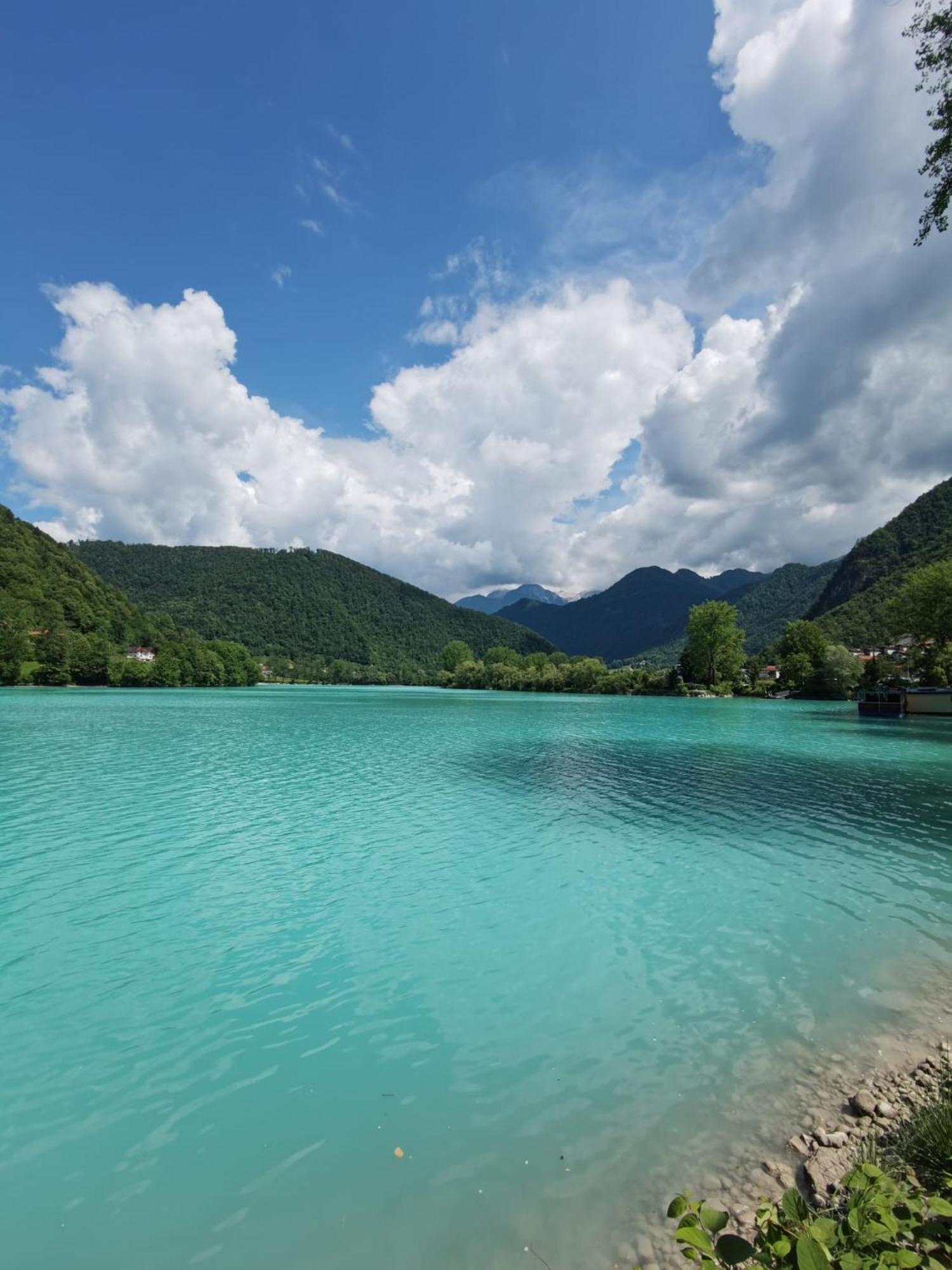 Apartmaji Soca Most na Soči Exteriör bild